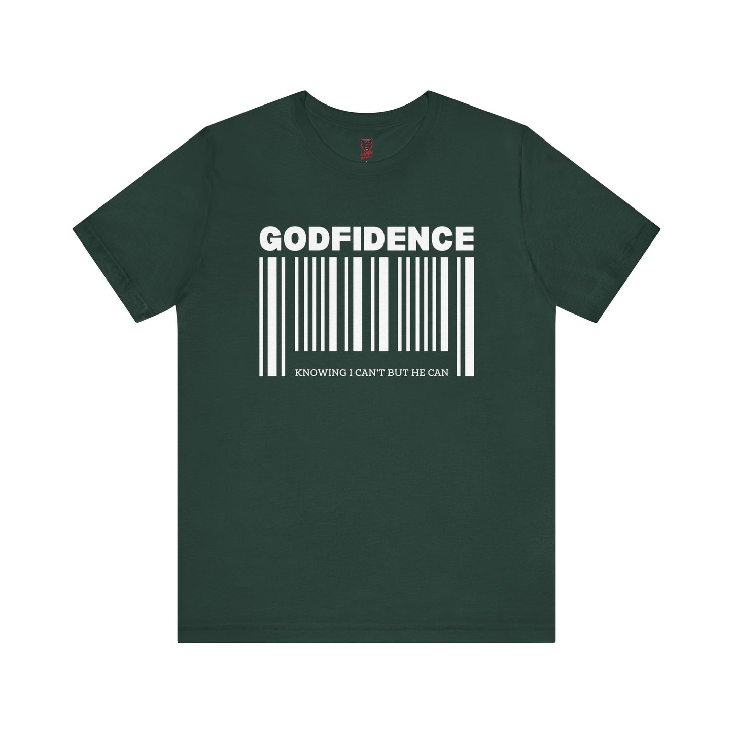 Godfidence Unisex Short Sleeve Tee | Inspirational T-Shirt, Faith-Based Apparel, Motivational Outfit, Gift for Him/Her, Casual Wear