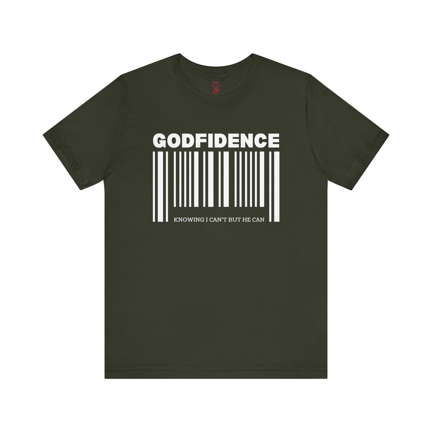 Godfidence Unisex Short Sleeve Tee | Inspirational T-Shirt, Faith-Based Apparel, Motivational Outfit, Gift for Him/Her, Casual Wear