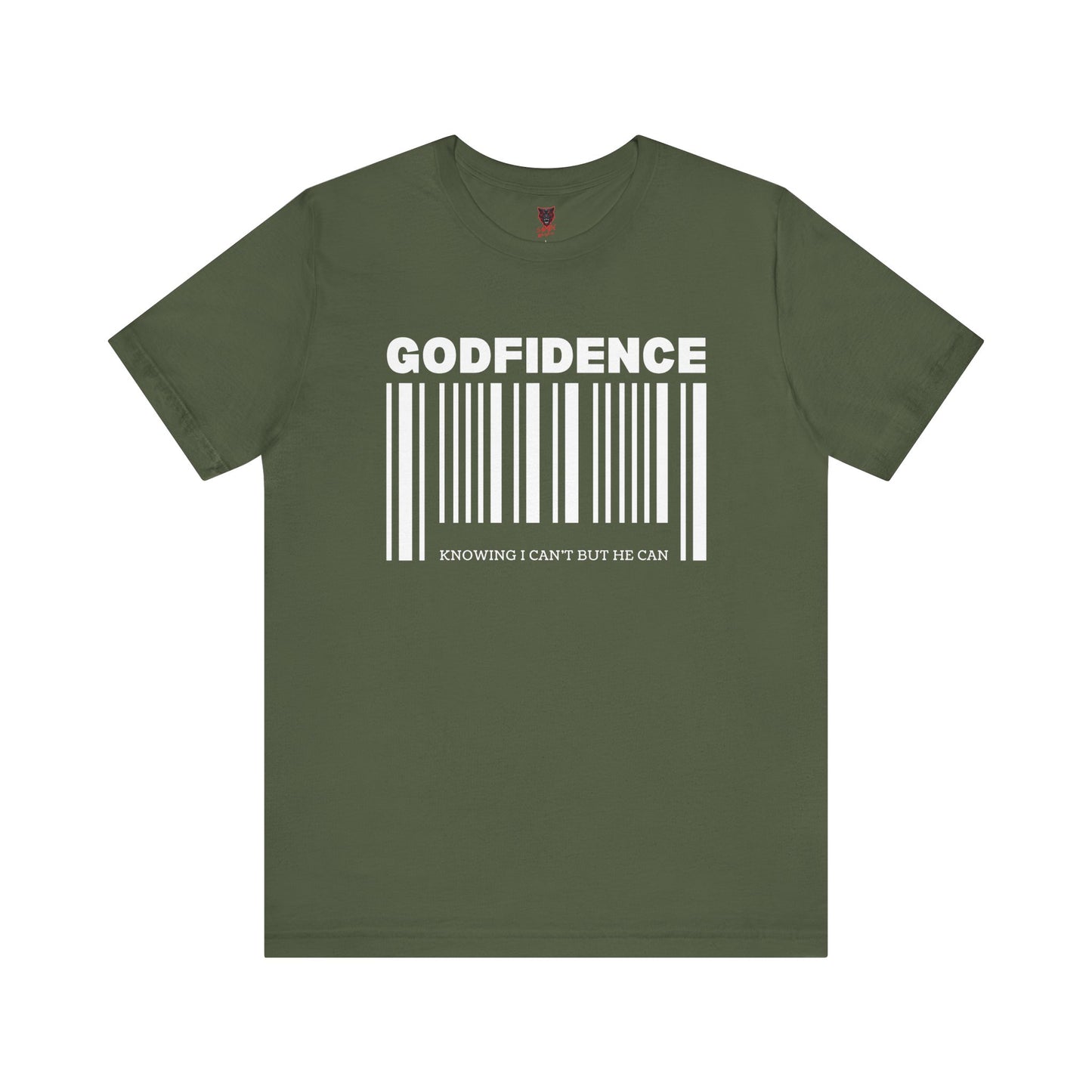 Godfidence Unisex Short Sleeve Tee | Inspirational T-Shirt, Faith-Based Apparel, Motivational Outfit, Gift for Him/Her, Casual Wear