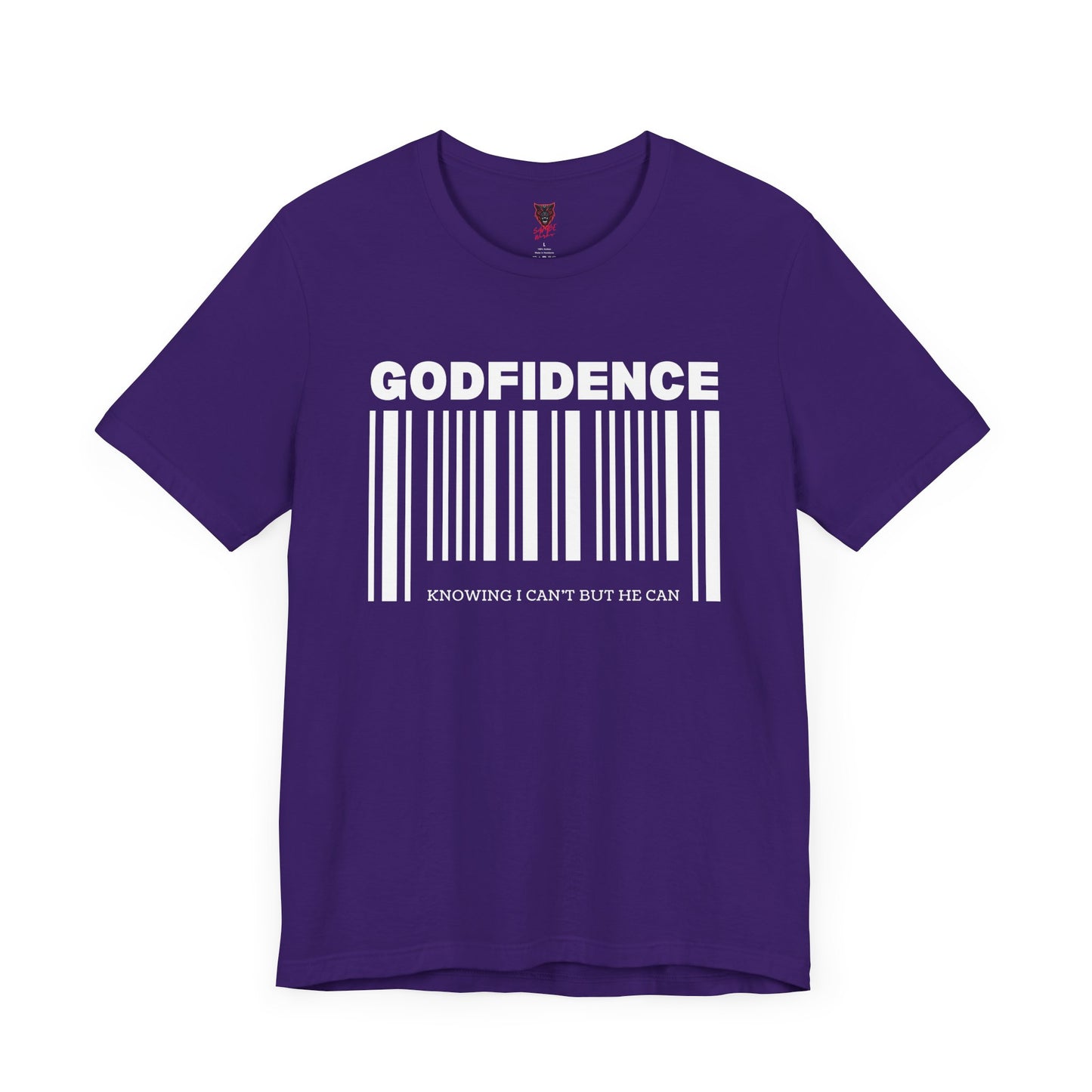Godfidence Unisex Short Sleeve Tee | Inspirational T-Shirt, Faith-Based Apparel, Motivational Outfit, Gift for Him/Her, Casual Wear