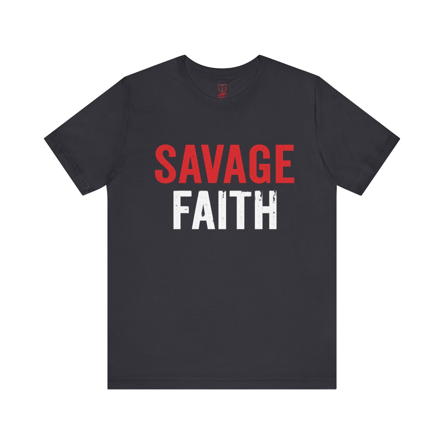 Savage Faith Christian T-Shirt – Bold Faith-Based Graphic Tee for Men & Women | Inspirational Christian Apparel
