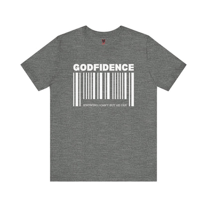 Godfidence Unisex Short Sleeve Tee | Inspirational T-Shirt, Faith-Based Apparel, Motivational Outfit, Gift for Him/Her, Casual Wear