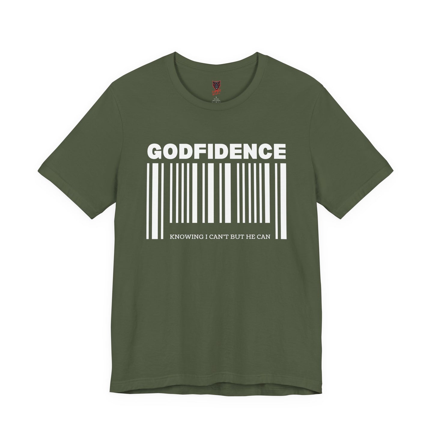 Godfidence Unisex Short Sleeve Tee | Inspirational T-Shirt, Faith-Based Apparel, Motivational Outfit, Gift for Him/Her, Casual Wear