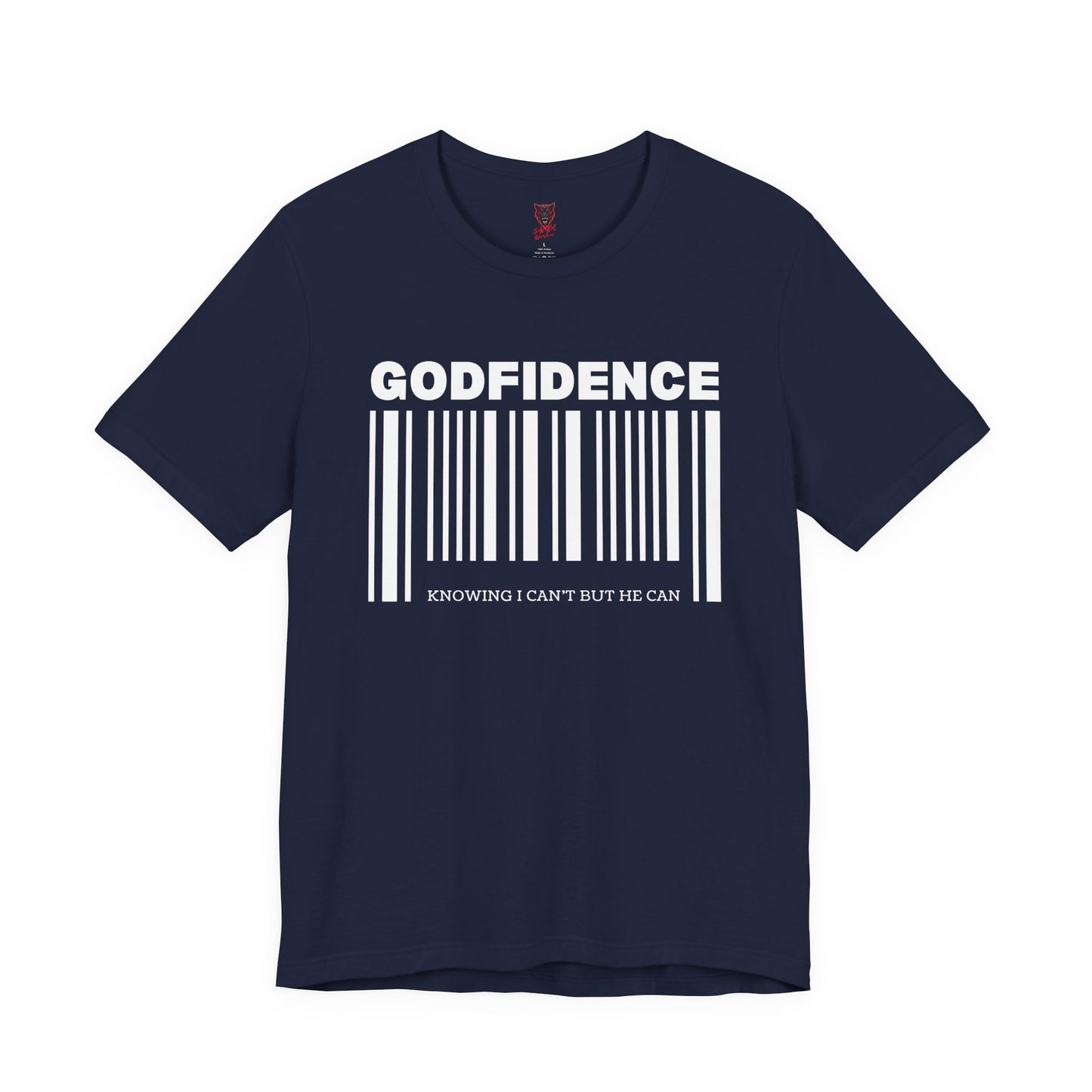 Godfidence Unisex Short Sleeve Tee | Inspirational T-Shirt, Faith-Based Apparel, Motivational Outfit, Gift for Him/Her, Casual Wear