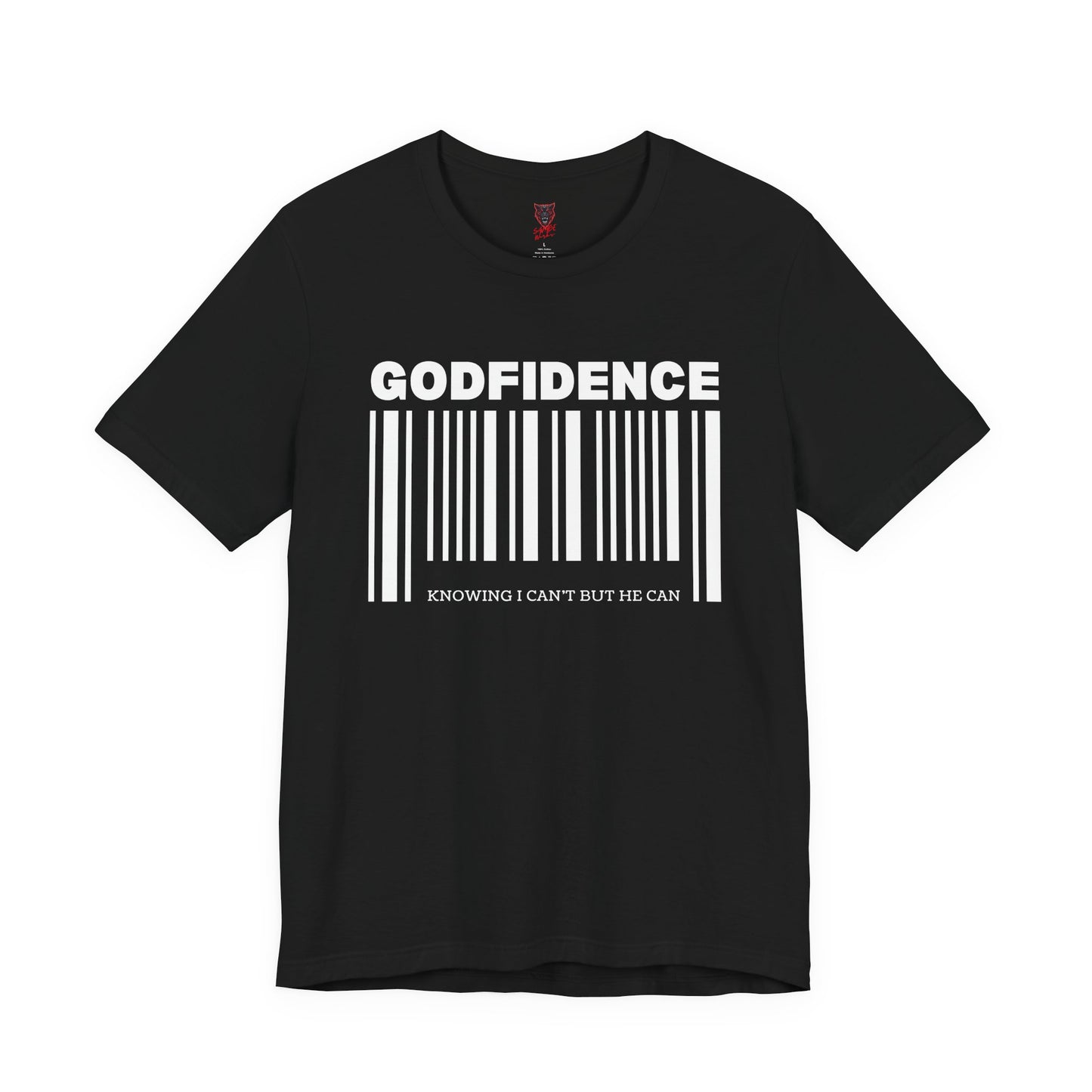 Godfidence Unisex Short Sleeve Tee | Inspirational T-Shirt, Faith-Based Apparel, Motivational Outfit, Gift for Him/Her, Casual Wear