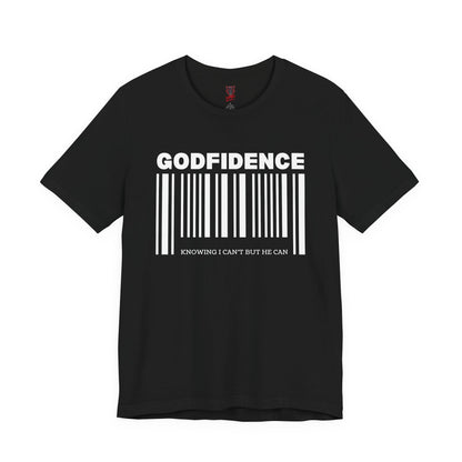 Godfidence Unisex Short Sleeve Tee | Inspirational T-Shirt, Faith-Based Apparel, Motivational Outfit, Gift for Him/Her, Casual Wear