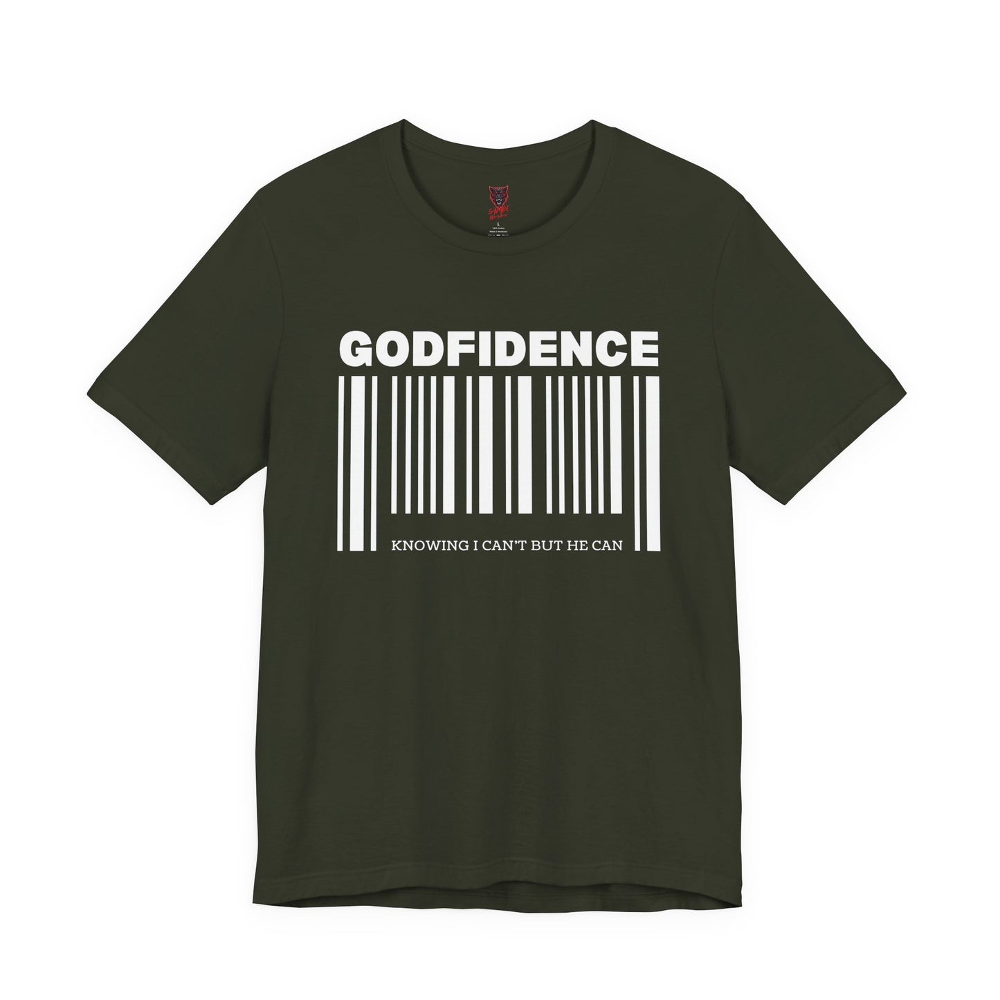 Godfidence Unisex Short Sleeve Tee | Inspirational T-Shirt, Faith-Based Apparel, Motivational Outfit, Gift for Him/Her, Casual Wear