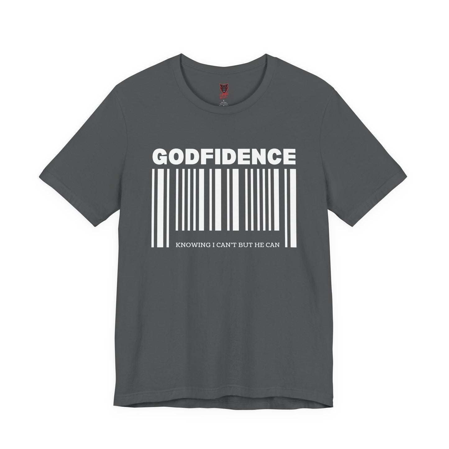 Godfidence Unisex Short Sleeve Tee | Inspirational T-Shirt, Faith-Based Apparel, Motivational Outfit, Gift for Him/Her, Casual Wear