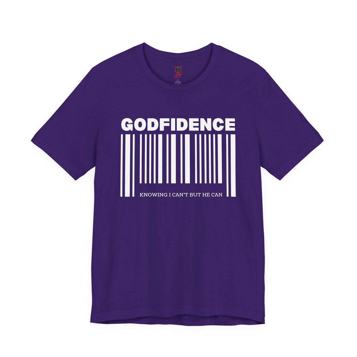 Godfidence Unisex Short Sleeve Tee | Inspirational T-Shirt, Faith-Based Apparel, Motivational Outfit, Gift for Him/Her, Casual Wear
