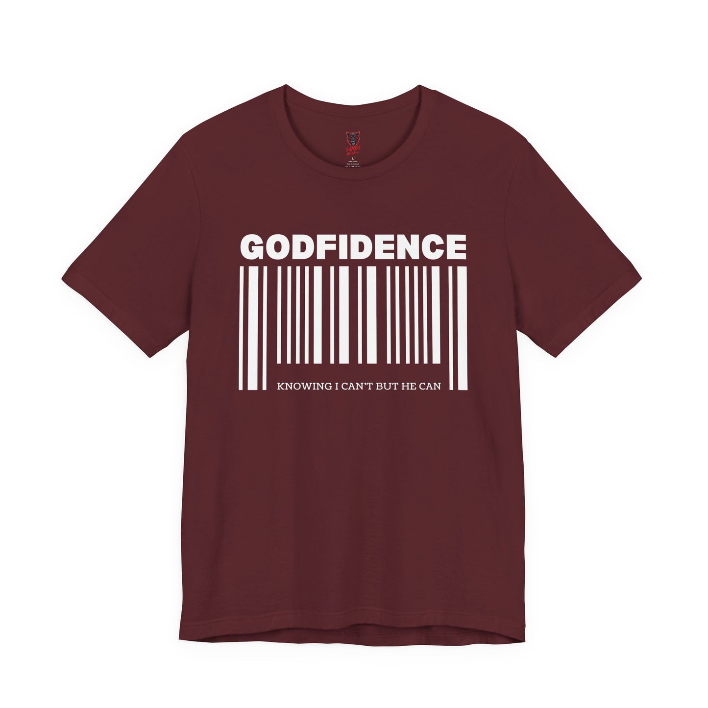 Godfidence Unisex Short Sleeve Tee | Inspirational T-Shirt, Faith-Based Apparel, Motivational Outfit, Gift for Him/Her, Casual Wear