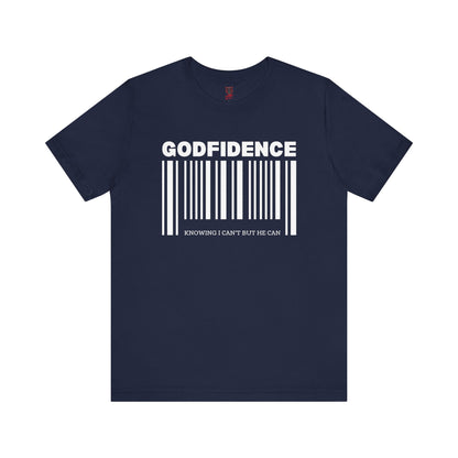 Godfidence Unisex Short Sleeve Tee | Inspirational T-Shirt, Faith-Based Apparel, Motivational Outfit, Gift for Him/Her, Casual Wear