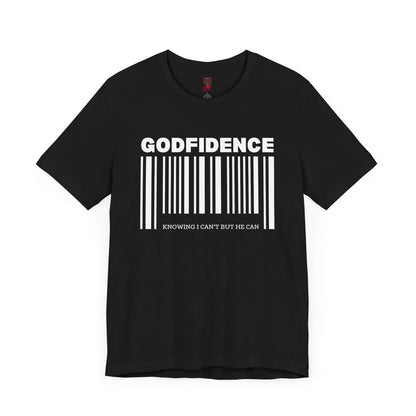 Godfidence Unisex Short Sleeve Tee | Inspirational T-Shirt, Faith-Based Apparel, Motivational Outfit, Gift for Him/Her, Casual Wear