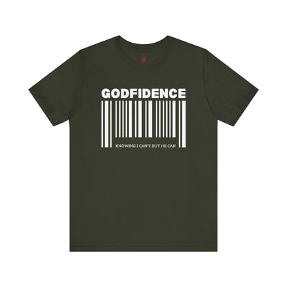 Godfidence Unisex Short Sleeve Tee | Inspirational T-Shirt, Faith-Based Apparel, Motivational Outfit, Gift for Him/Her, Casual Wear