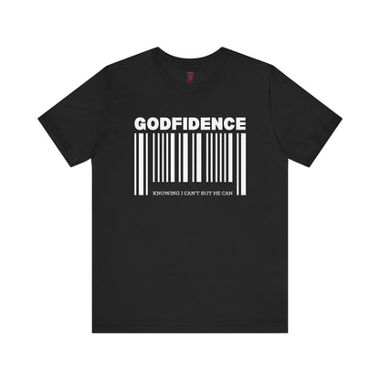 Godfidence Unisex Short Sleeve Tee | Inspirational T-Shirt, Faith-Based Apparel, Motivational Outfit, Gift for Him/Her, Casual Wear